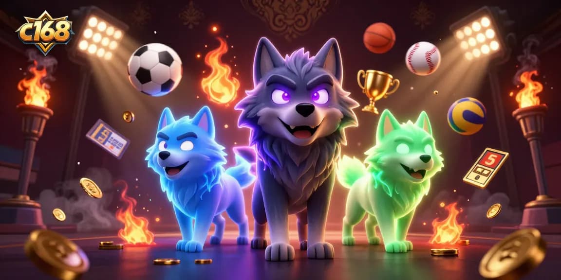 C168 engages players with dynamic sports betting visuals showcasing energy and strategy.