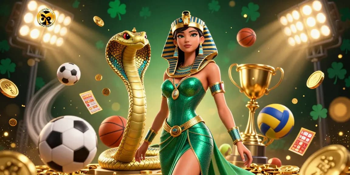 Scopri l'emozione di una vibrante scena di un casino non aams 3D con elementi sportivi dinamici e visivi ricchi.