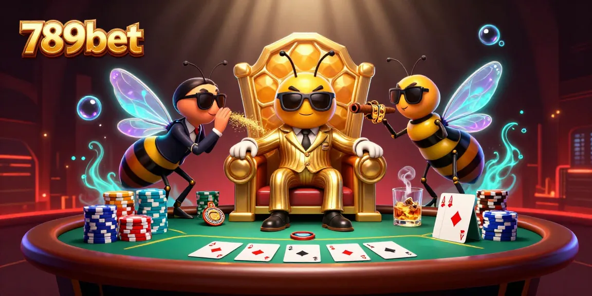 Play poker with 789bet in a luxurious casino scene featuring colorful chips and cards.