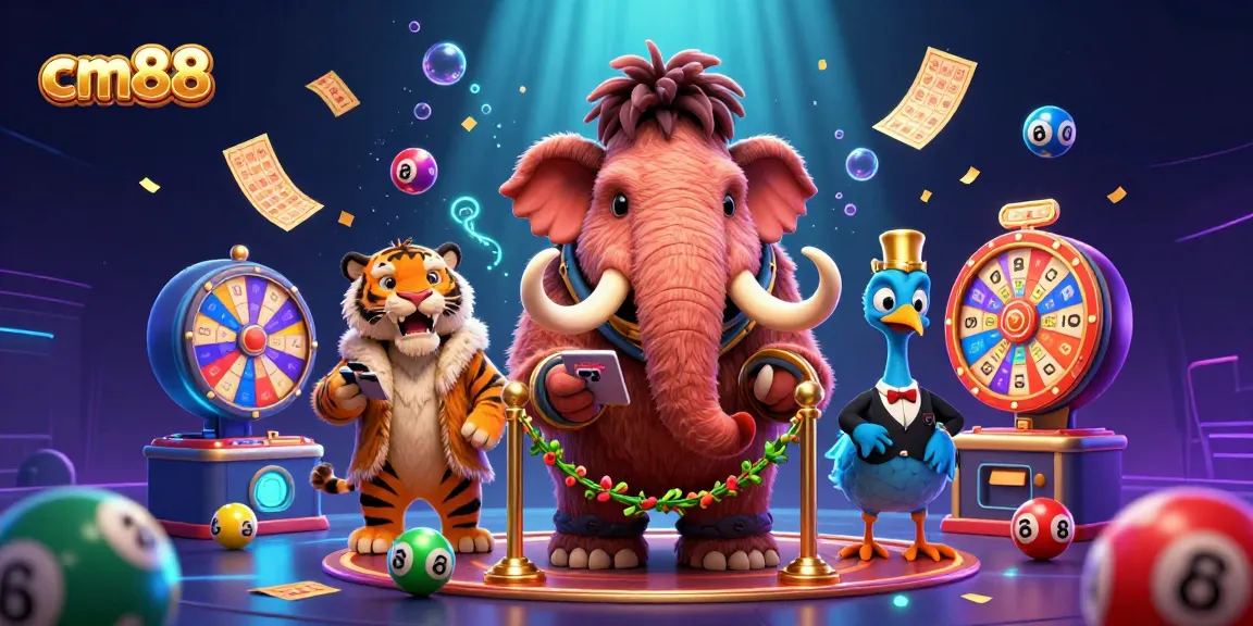 Join the game at cm88 with a vibrant casino scene featuring a bouncer, VIP guest, and doorman.