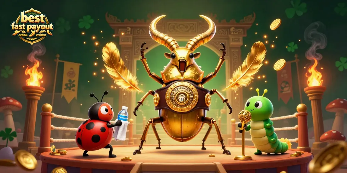 Explore the best fast payout online casinos with this vibrant 3D illustration featuring iconic characters.