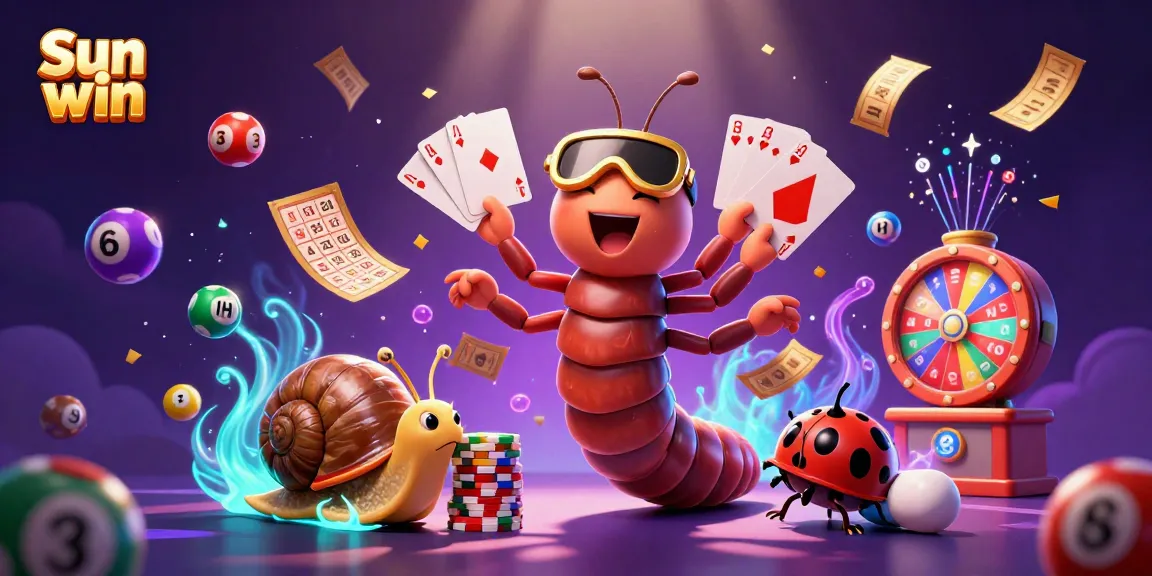 Spin and win at Sun win with our vibrant casino games featuring lively characters.