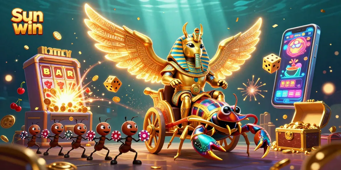Engage with Sun win’s colossal beetle and scorpions amidst thrilling casino games and rich rewards.