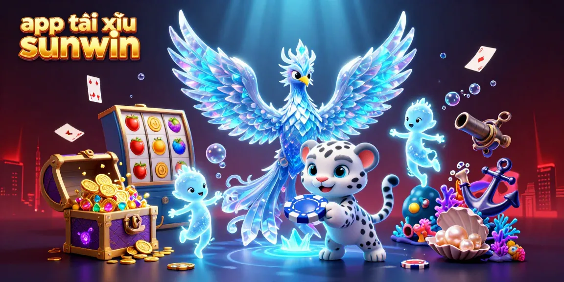 Bet on luck with app tài xỉu sunwin, featuring a vibrant ice casino scene.